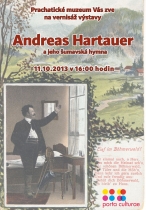 Výstava Andreas Hartauer a jeho šumavská hymna